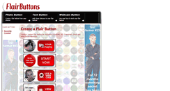 Desktop Screenshot of flairbuttons.com